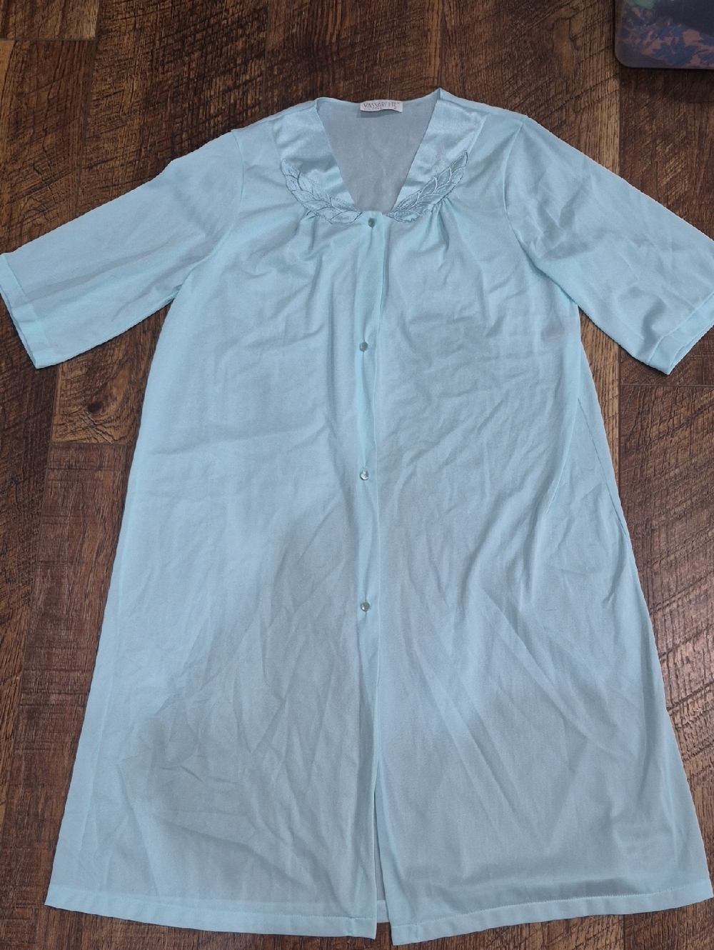 Vintage Vassarette Nightgown Lingerie Robe Grandmacore Dollette Size Medium.